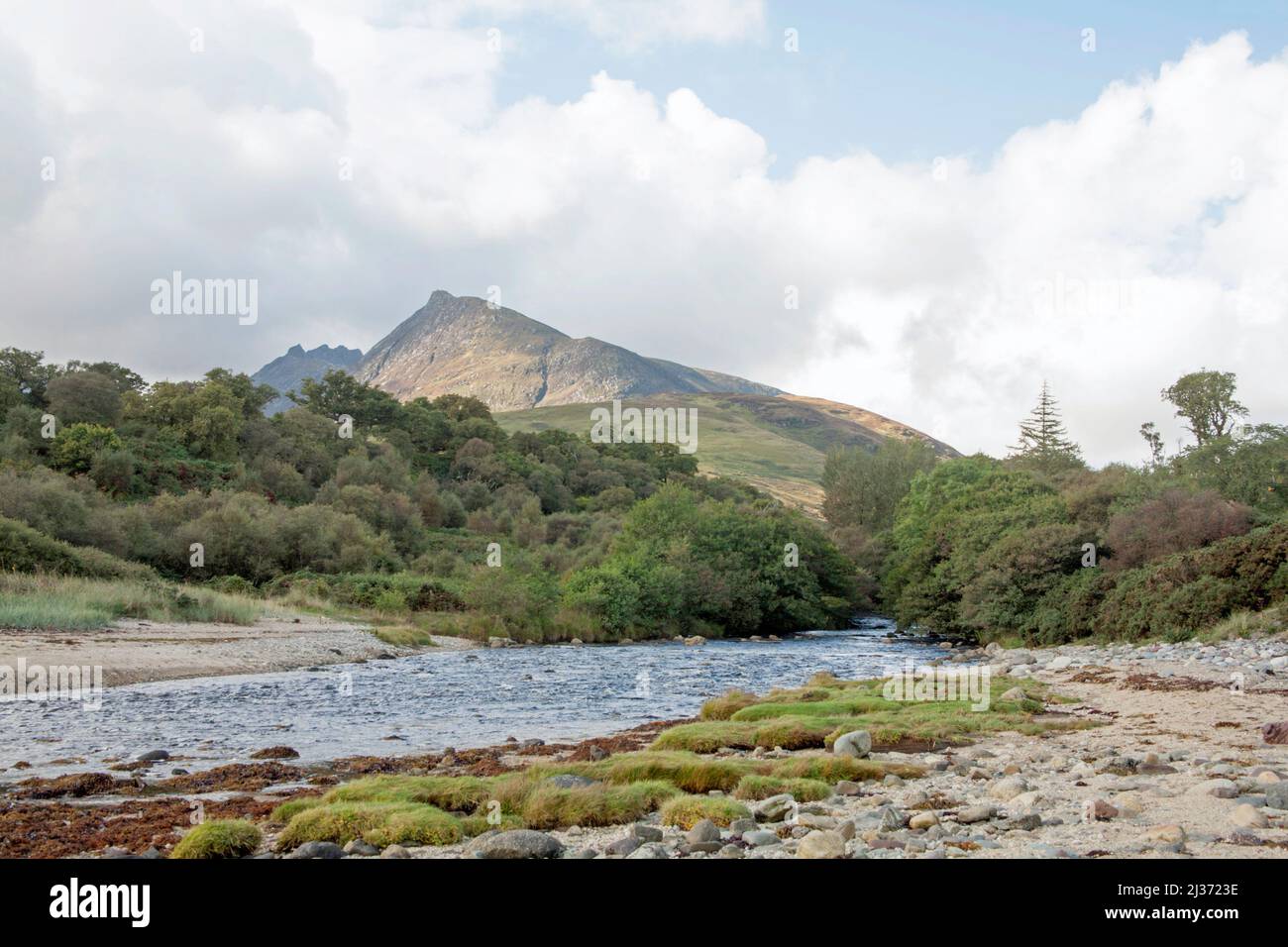 Caivol Abhail vue de près de North Sannox l'île d'Arran North Ayrshire Ecosse Banque D'Images