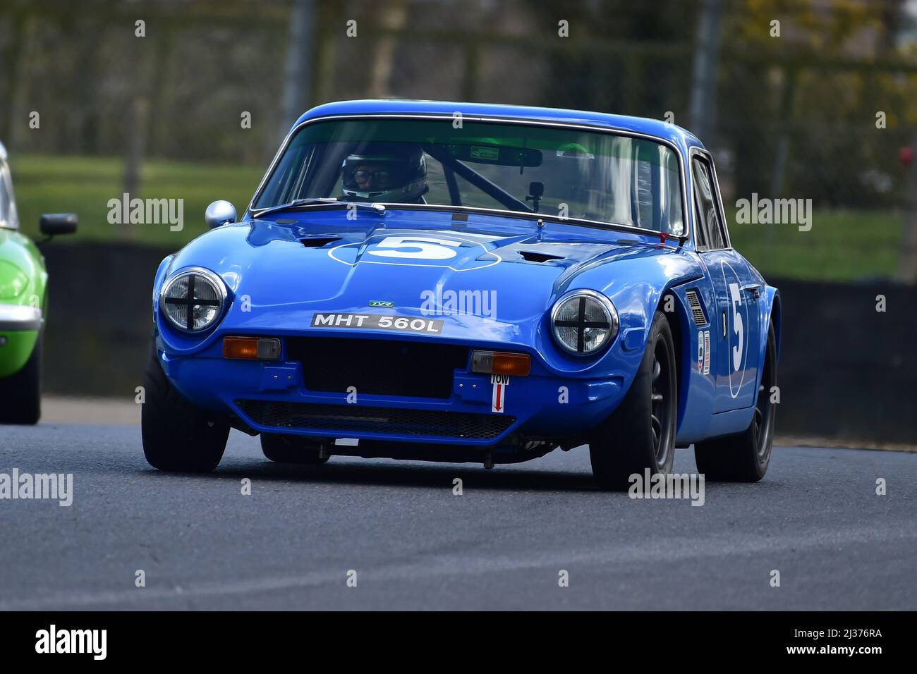 Antony Ross, TVR 3000M, 70 Road Sports Championship est une série de courses pour les voitures de sport de production légales produites et enregistrées en 1970s. ALO Banque D'Images