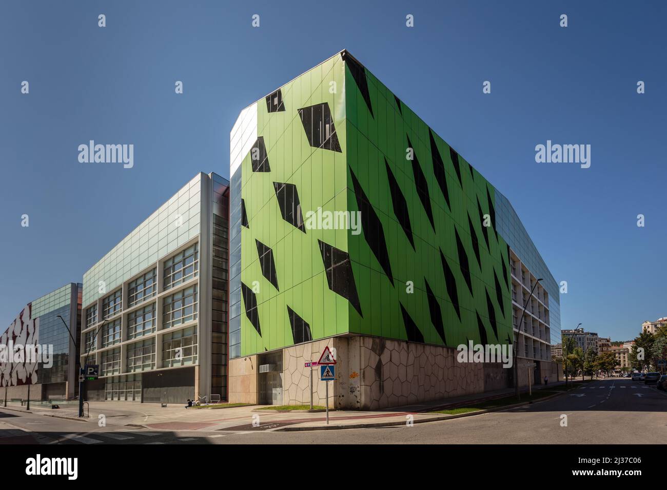 Musée de l'évolution humaine à Burgos, Espagne. Le musée contient de nombreuses découvertes archéologiques d'Atapuerca. Banque D'Images