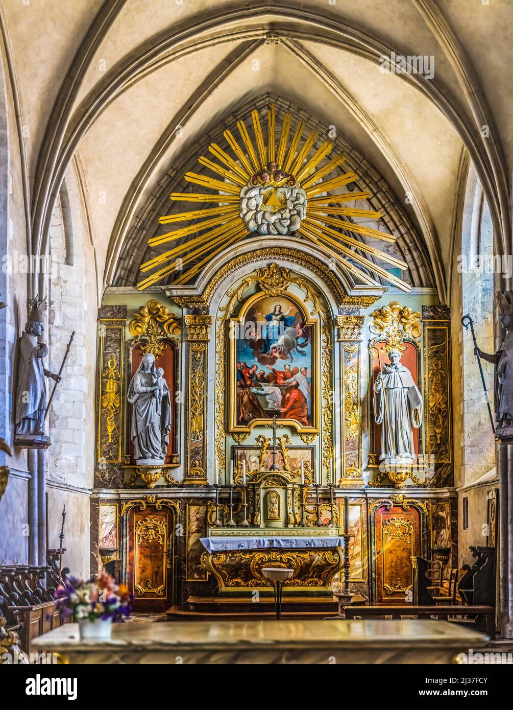 Autel Église SainteMarie Basilique SainteMarie Eglise Normandie