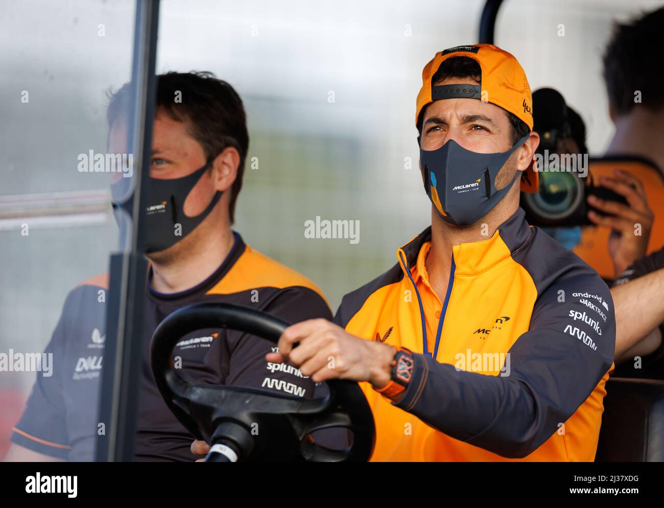 Daniel Ricciardo (AUS) de l'écurie McLaren lors du Grand Prix de Formule 1 d'Australie sur le circuit du Grand Prix d'Albert Park sur 6. Avril 2022. Banque D'Images