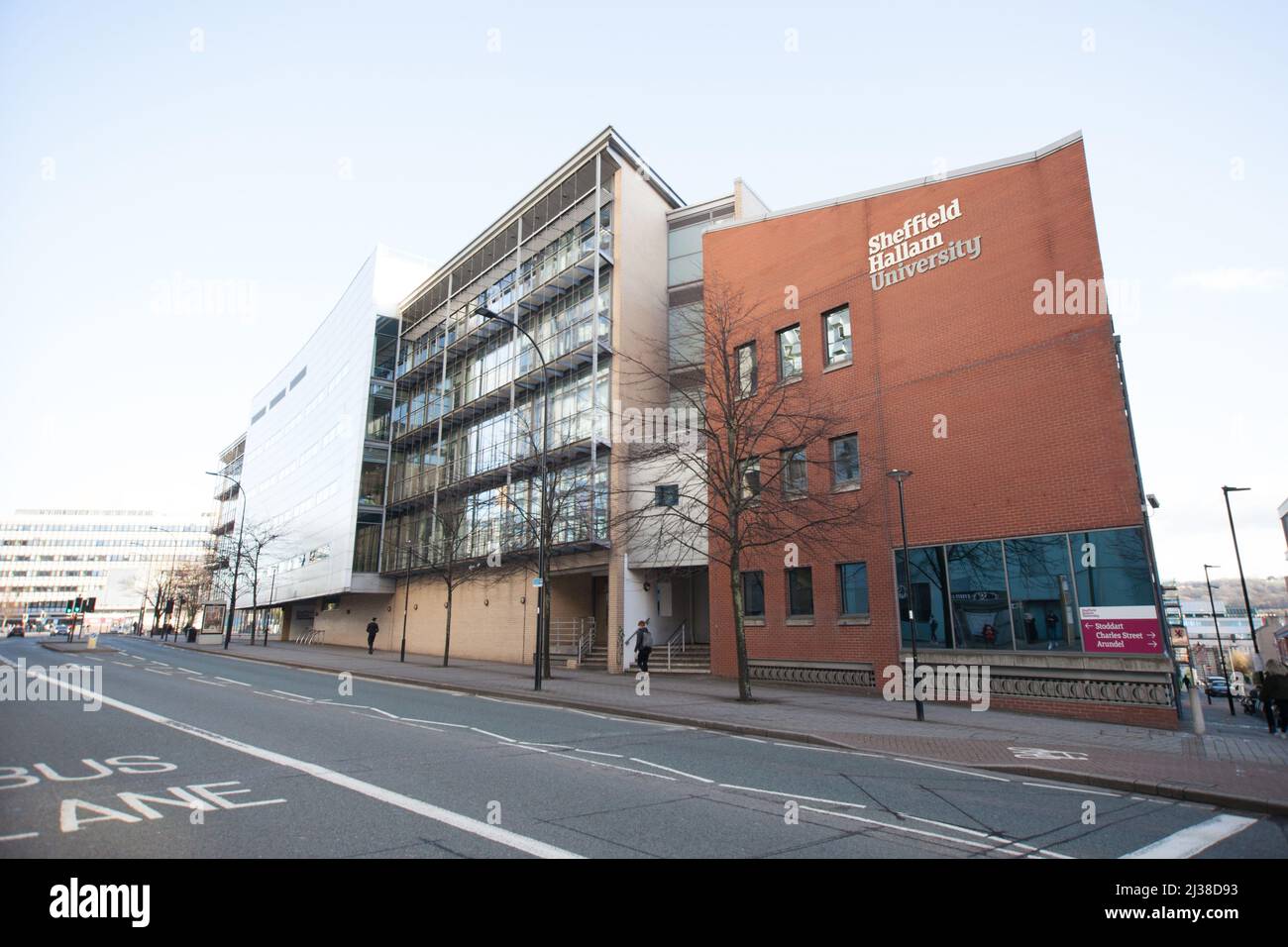 Université Sheffield Hallam, Sheffield, Royaume-Uni Banque D'Images
