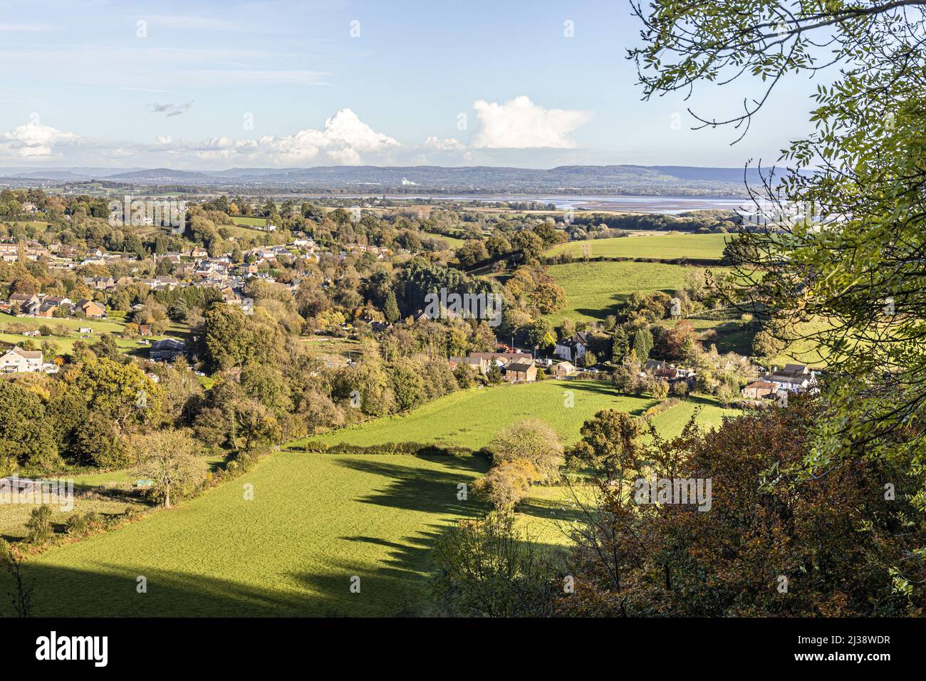 La ville de Blakeney et le village d'Egloe dans la forêt de Dean, Gloucestershire, Angleterre Banque D'Images