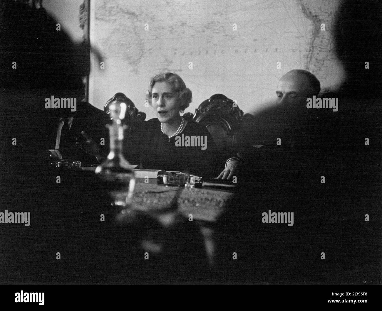 M. Henry Luce. 07 septembre 1954. (Photo par look Magazine) Banque D'Images