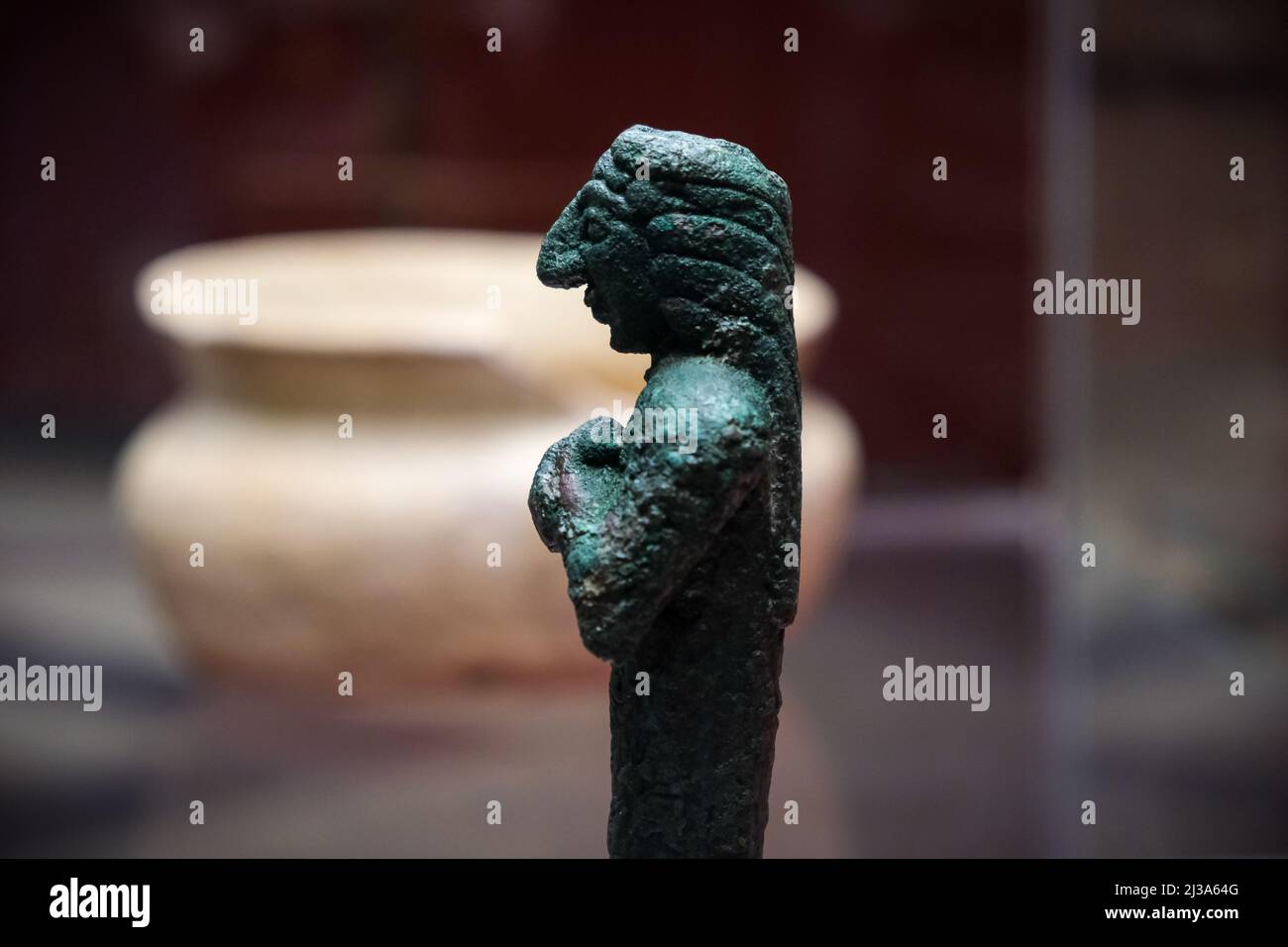 Basra, Irak - 31 mars 2022 : photo d'objets anciens dans le musée historique de l'Irak Banque D'Images