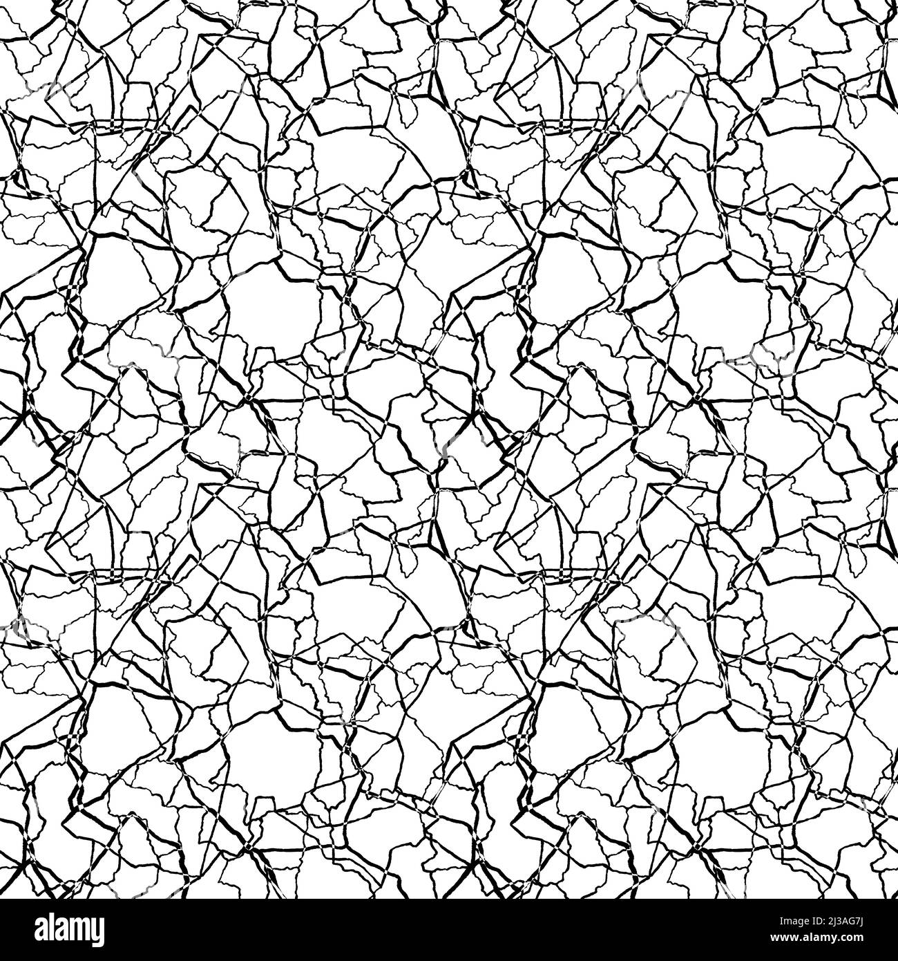 kintsugi art sans couture motif de éclats et de fragments de barbes différents avec des lignes fines. Illustration de Vecteur