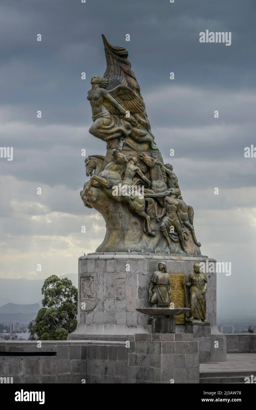 Monumento a la Victoria del 5 de Mayo, Puebla, Mexique Banque D'Images