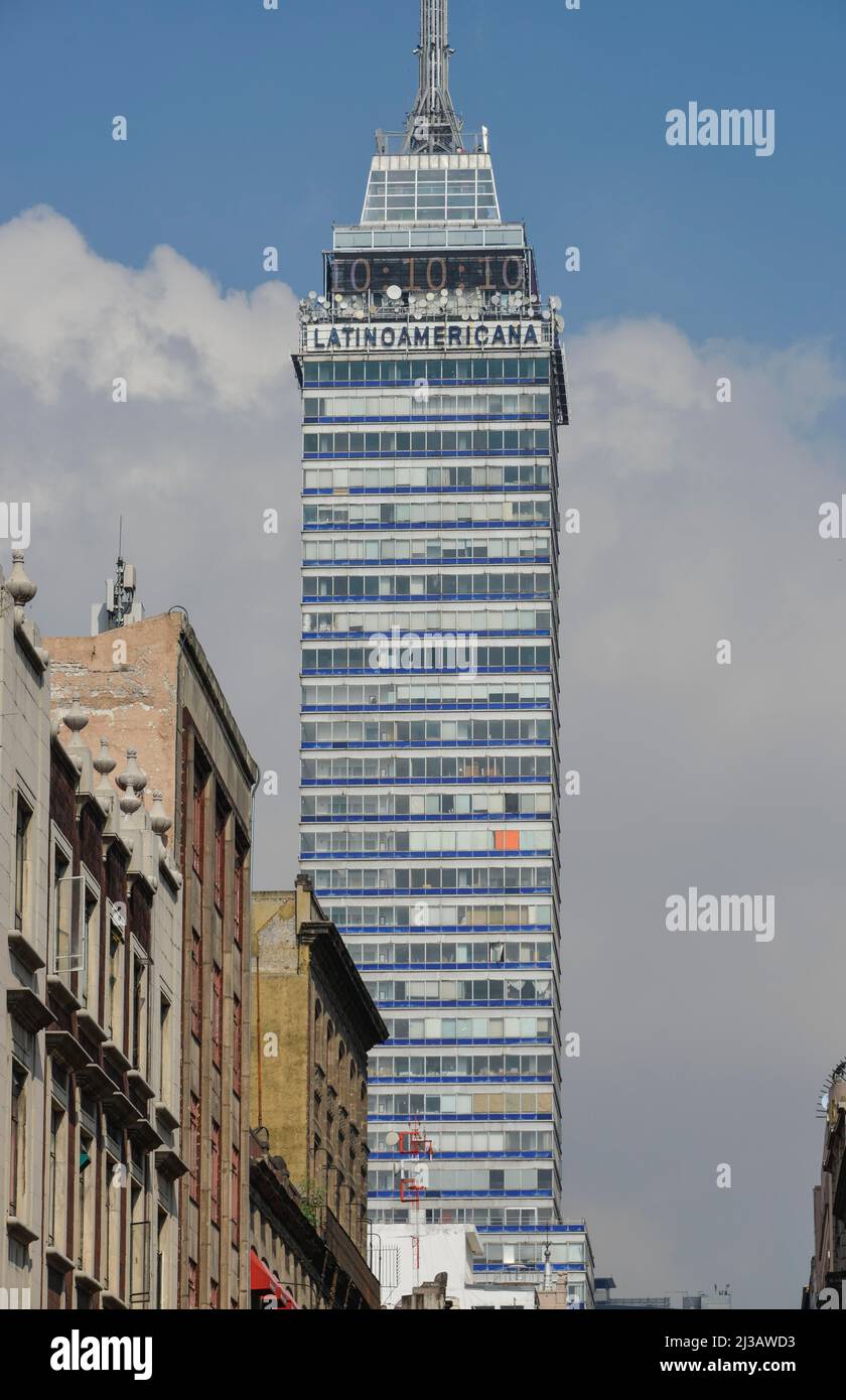 Torre Latinoamericana, Mexico, Mexique Banque D'Images