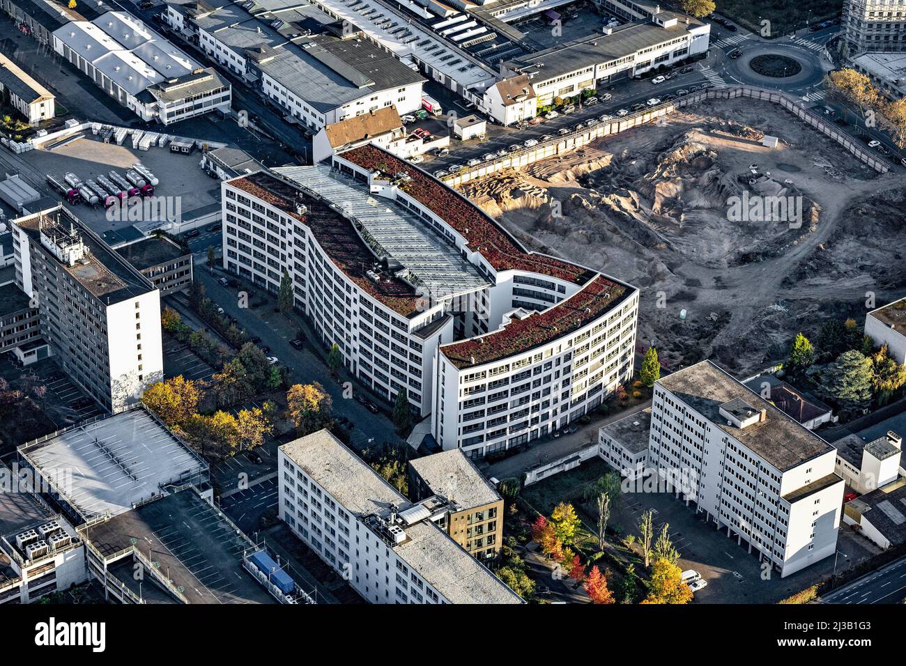 Office fédéral de l'administration, Muengersdorf, Cologne, Rhénanie-du-Nord-Westphalie, Allemagne Banque D'Images