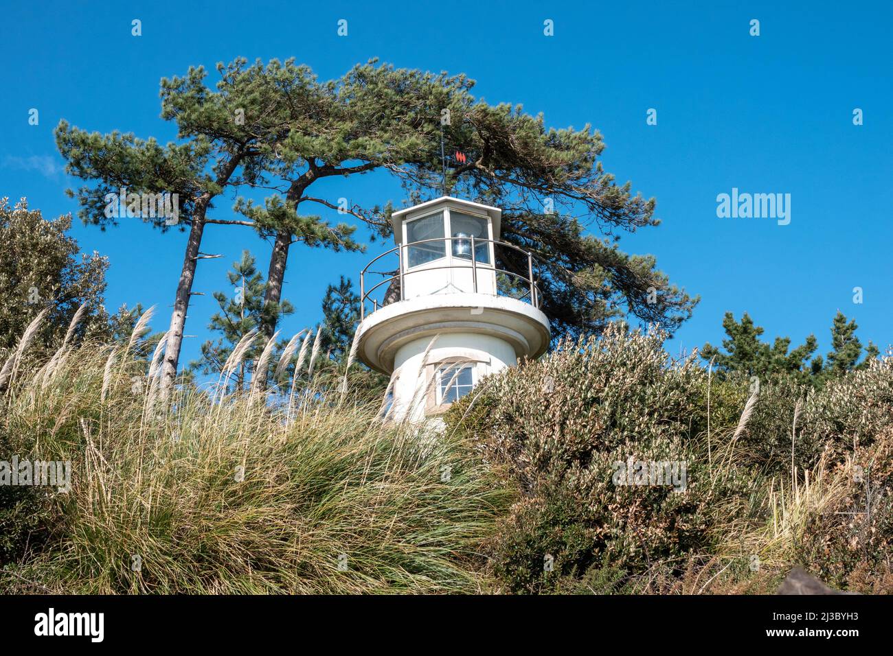 Le phare de lumière du millénaire Beaulieu Lepe Hampshire Angleterre Banque D'Images