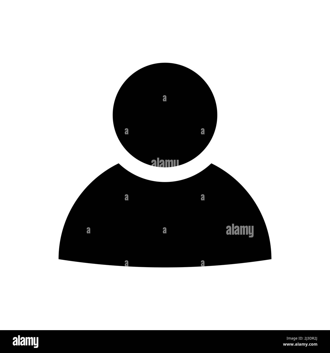 L'icône de style plat. Symbole de l'homme Illustration de Vecteur