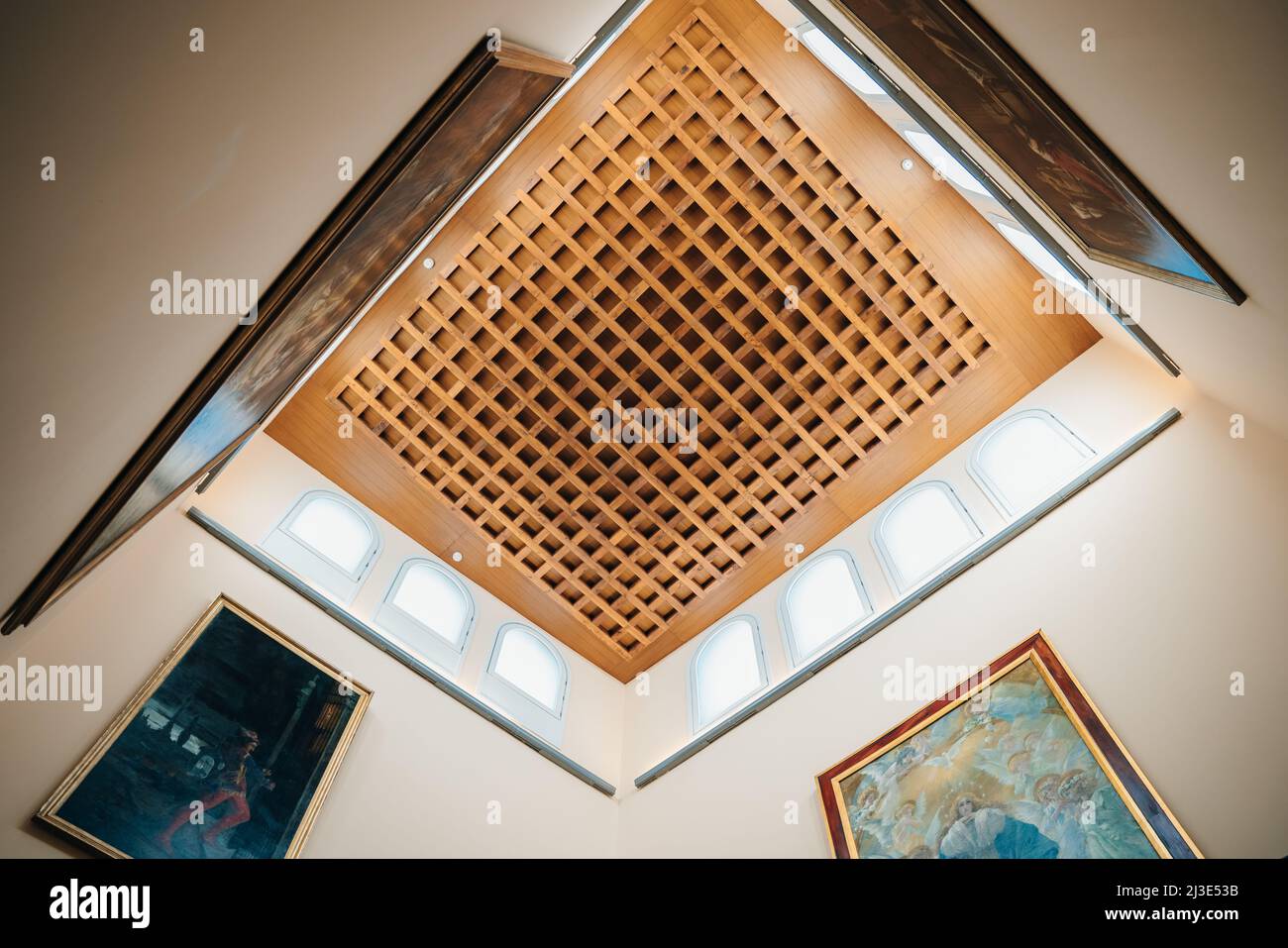 LOGRONO, ESPAGNE - nov, 2021 intérieurs de musée, Museo ,la Rioja. Photo de haute qualité Banque D'Images