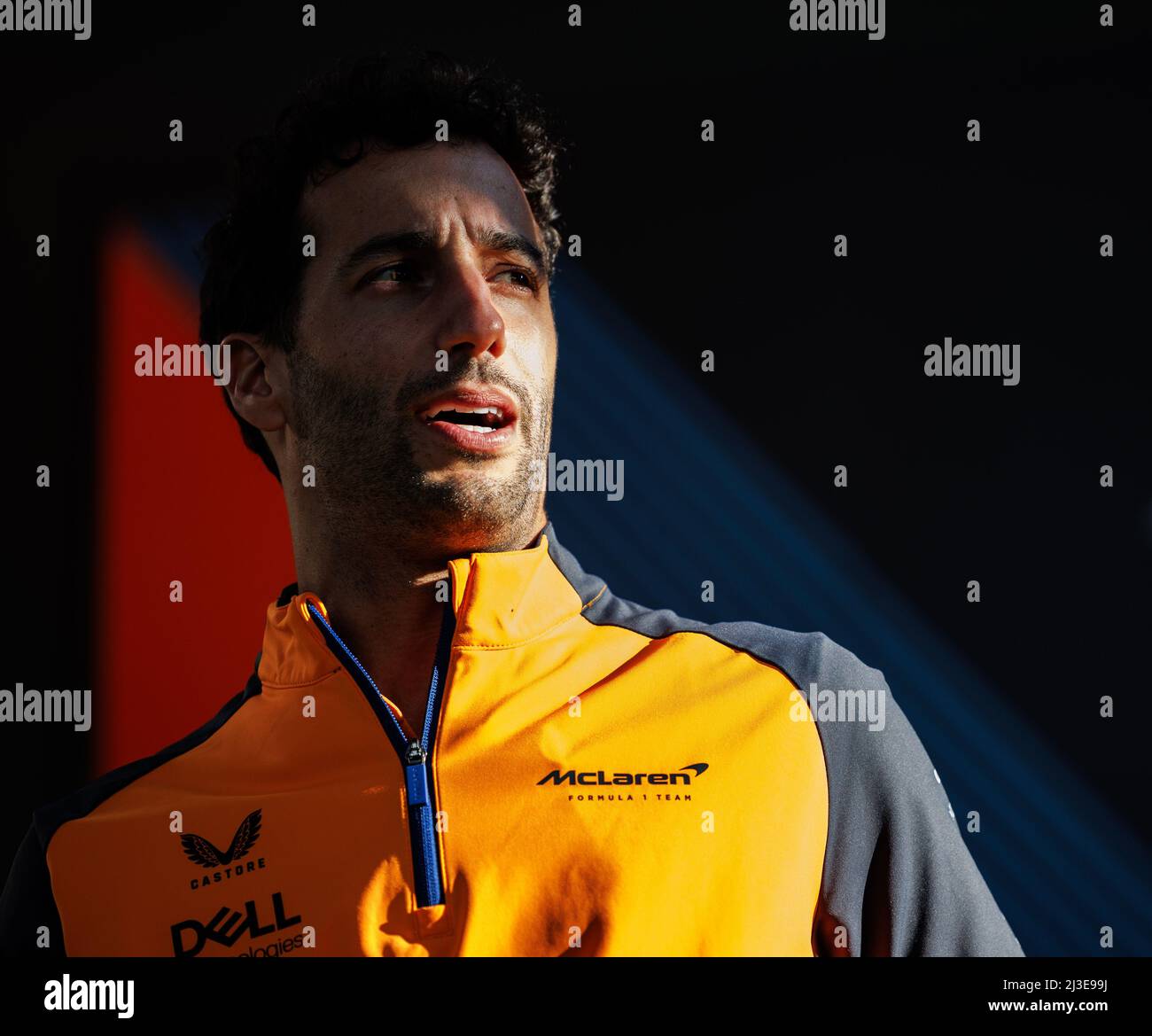 MELBOURNE, AUSTRALIE, circuit Albert Park Grand Prix, 7. Avril : Daniel Ricciardo (AUS) de l'écurie McLaren pendant le Grand Prix de Formule 1 d'Australie au circuit du Grand Prix d'Albert Park sur 7. Avril 2022. Banque D'Images