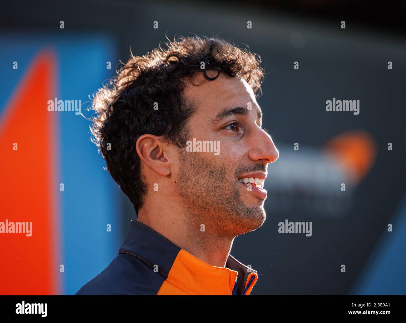 MELBOURNE, AUSTRALIE, circuit Albert Park Grand Prix, 7. Avril : Daniel Ricciardo (AUS) de l'écurie McLaren pendant le Grand Prix de Formule 1 d'Australie au circuit du Grand Prix d'Albert Park sur 7. Avril 2022. Banque D'Images