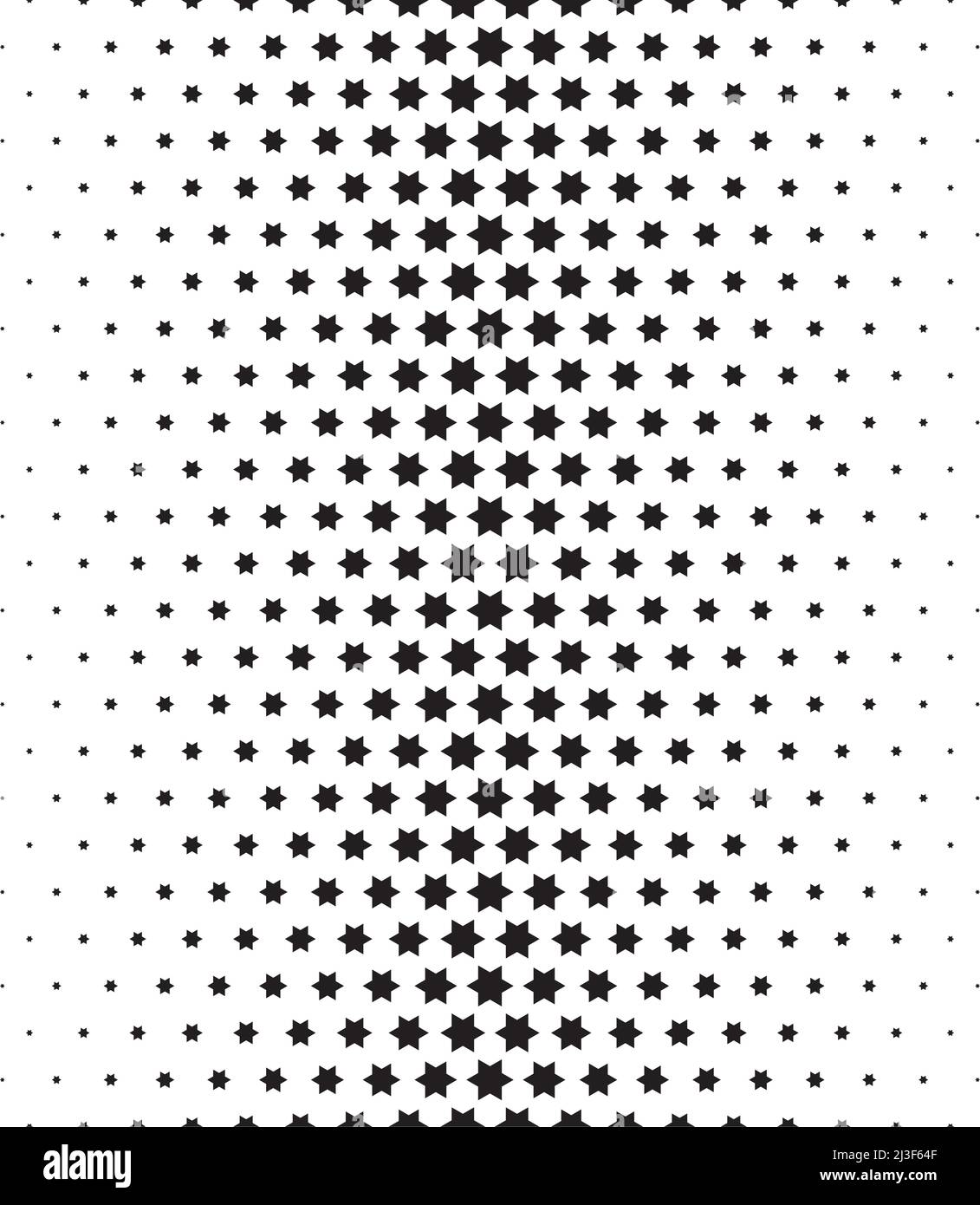 Arrière-plan vectoriel de demi-teinte transparent.Rempli d'étoiles noires .Fondu au milieu. Illustration de Vecteur