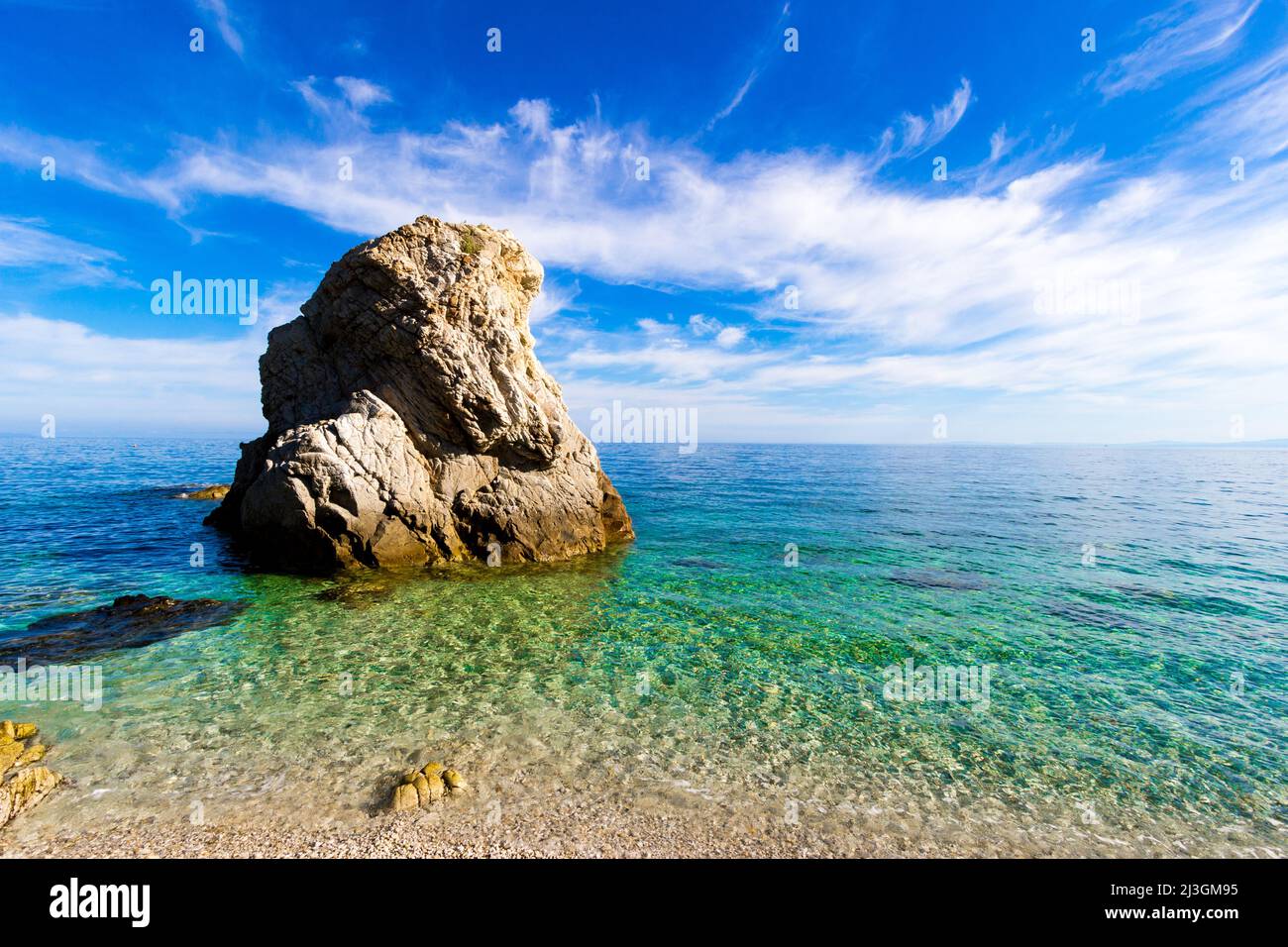 La plage de Sansone est considérée comme l'une des plus belles plages