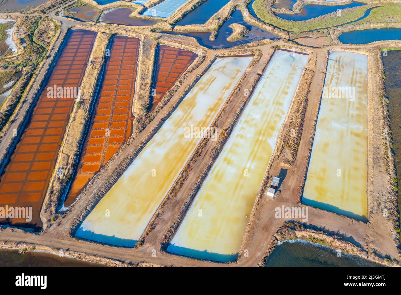 Marmites à Castro Marim au Portugal. Banque D'Images