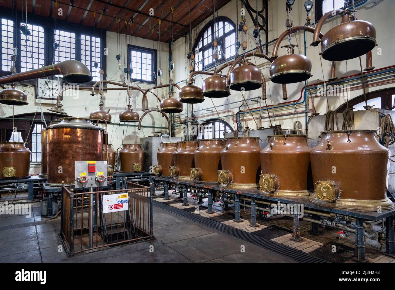 France, Seine Maritime, Fecamp, Palais Bénédictine, la distillerie Banque D'Images