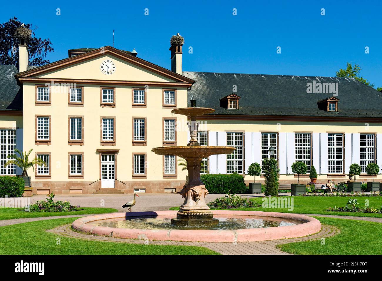 La France, Bas Rhin, Strasbourg, le parc de l'Orangerie, pavillon Josephine Banque D'Images