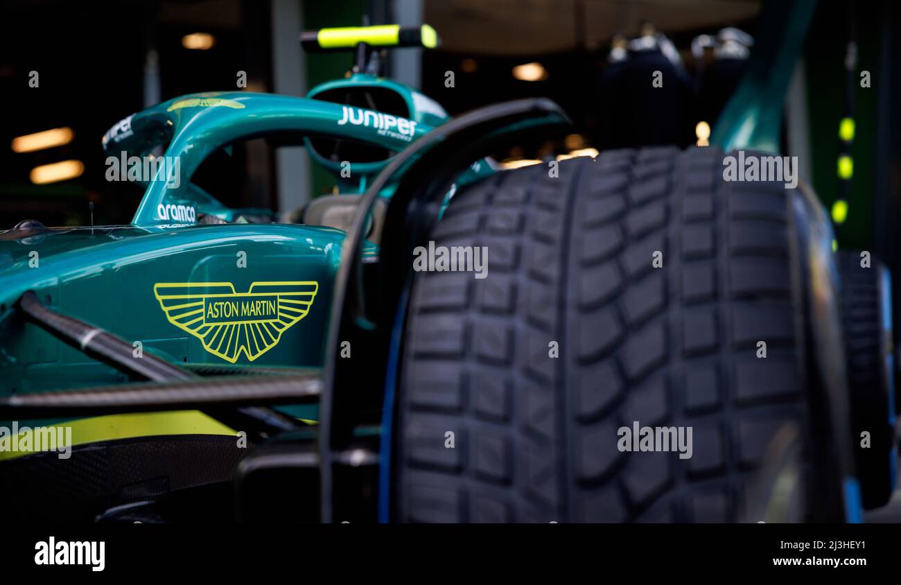 Melbourne, Australie. 08th avril 2022. La voiture de Sebastian Vettel (GER) au Grand Prix de Formule 1 d'Australie au circuit du Grand Prix d'Albert Park sur 8. Avril 2022. Crédit : Corleve/Alay Live News Banque D'Images