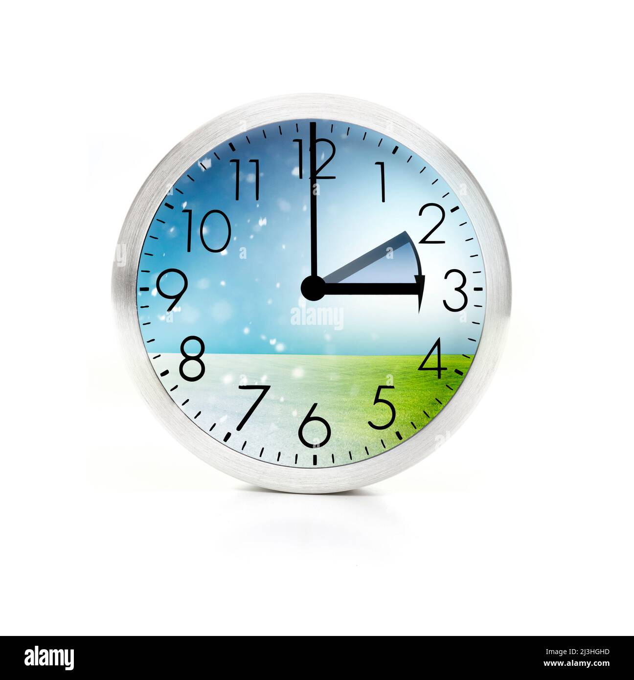 Changement d'horloge heure d'hiver Banque d'images détourées - Alamy