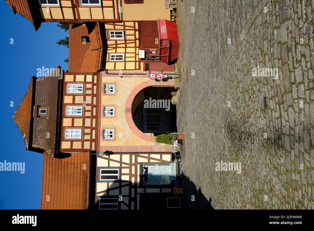 Centre historique de Königsberg en Bavière, quartier de Haßfurt, Basse-Franconie, Franconie, Bavière, Allemagne Banque D'Images