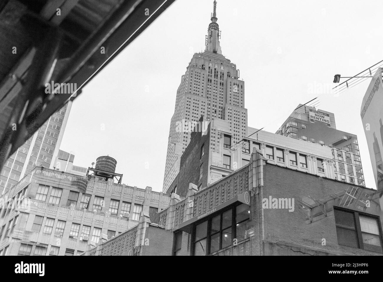 28 Street, New York City, NY, États-Unis, Empire State Building Banque D'Images