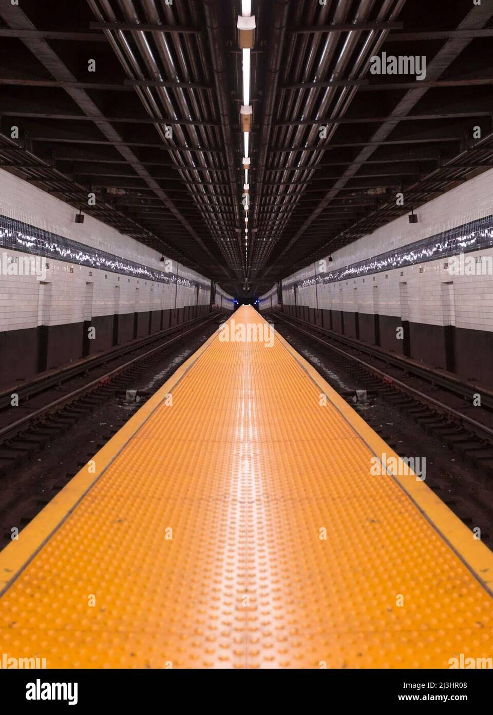 Civic Center, New York City, NY, USA, Symetrie à la station de métro Banque D'Images