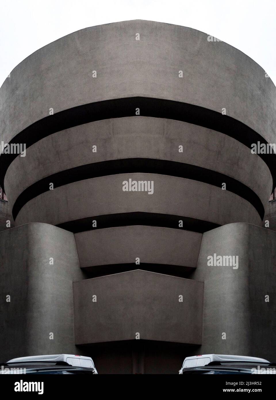 Carnegie Hill, New York City, NY, Etats-Unis, belle architecture au musée solomon r. guggenheim Banque D'Images