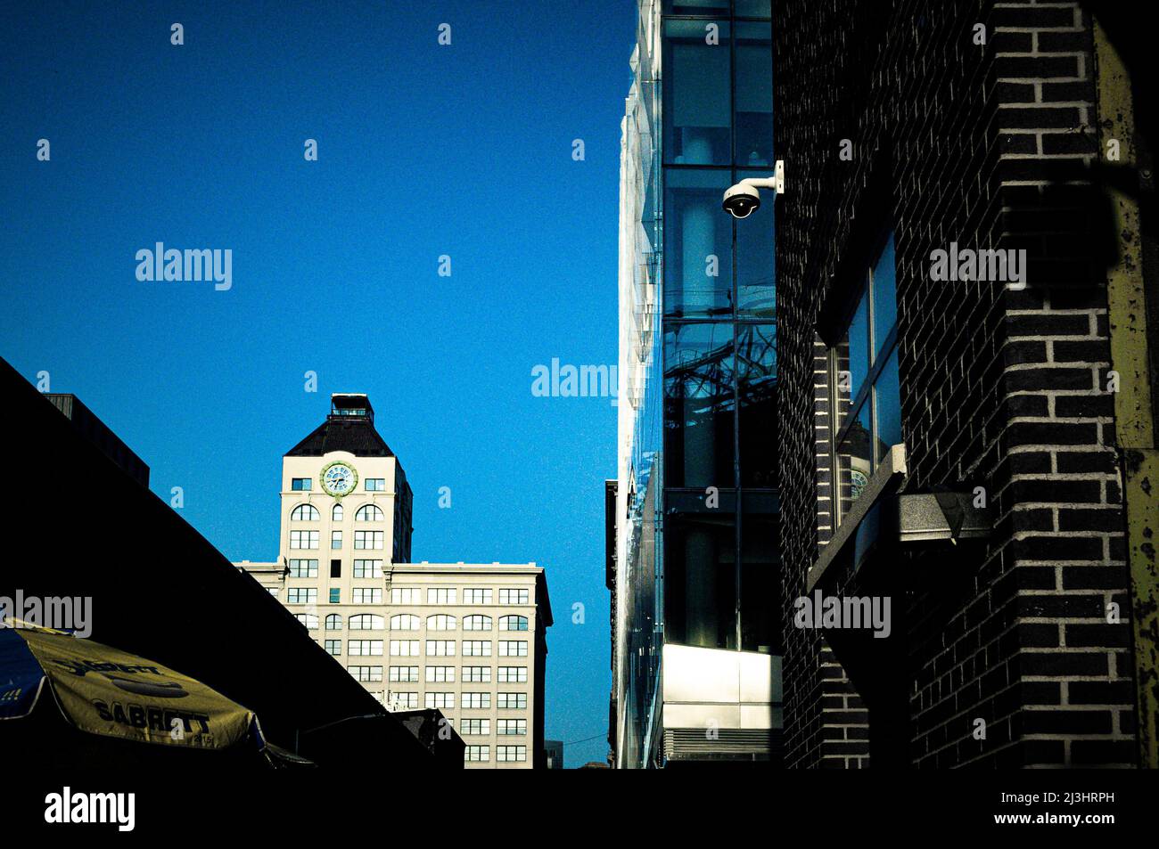 Dumbo, New York City, NY, Etats-Unis, vous me regardez, Je vous regarde ! Banque D'Images