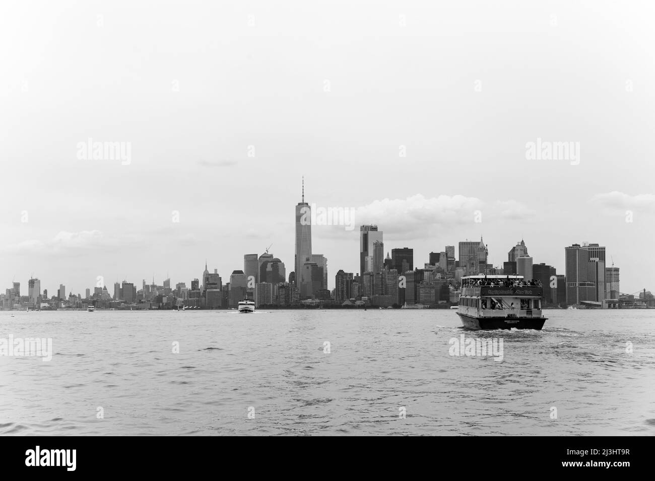 Manhattan, New York City, NY, États-Unis, Manhattan Skyline Banque D'Images