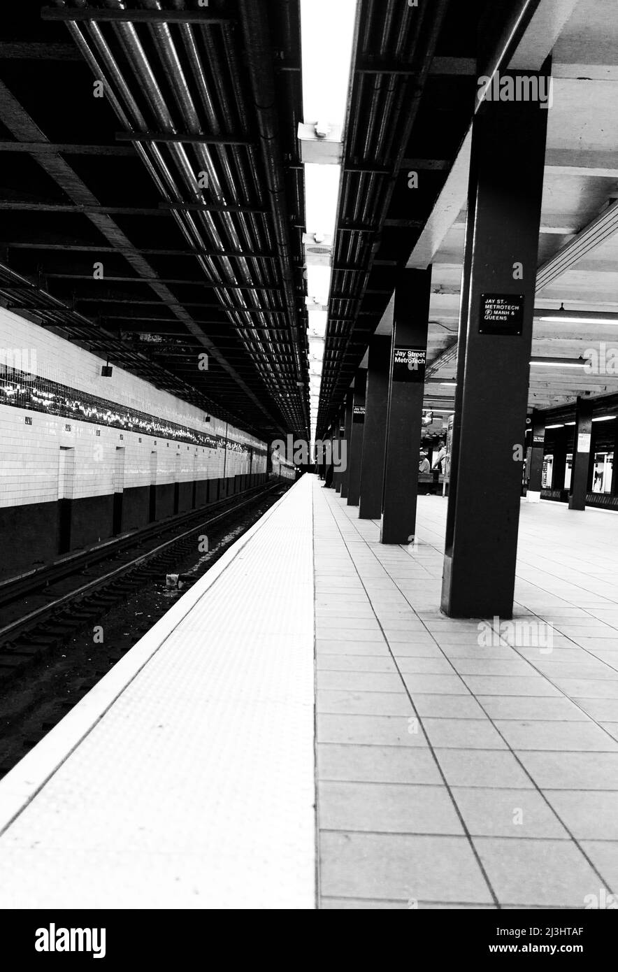 Civic Center, New York City, NY, USA, à la station de métro Banque D'Images