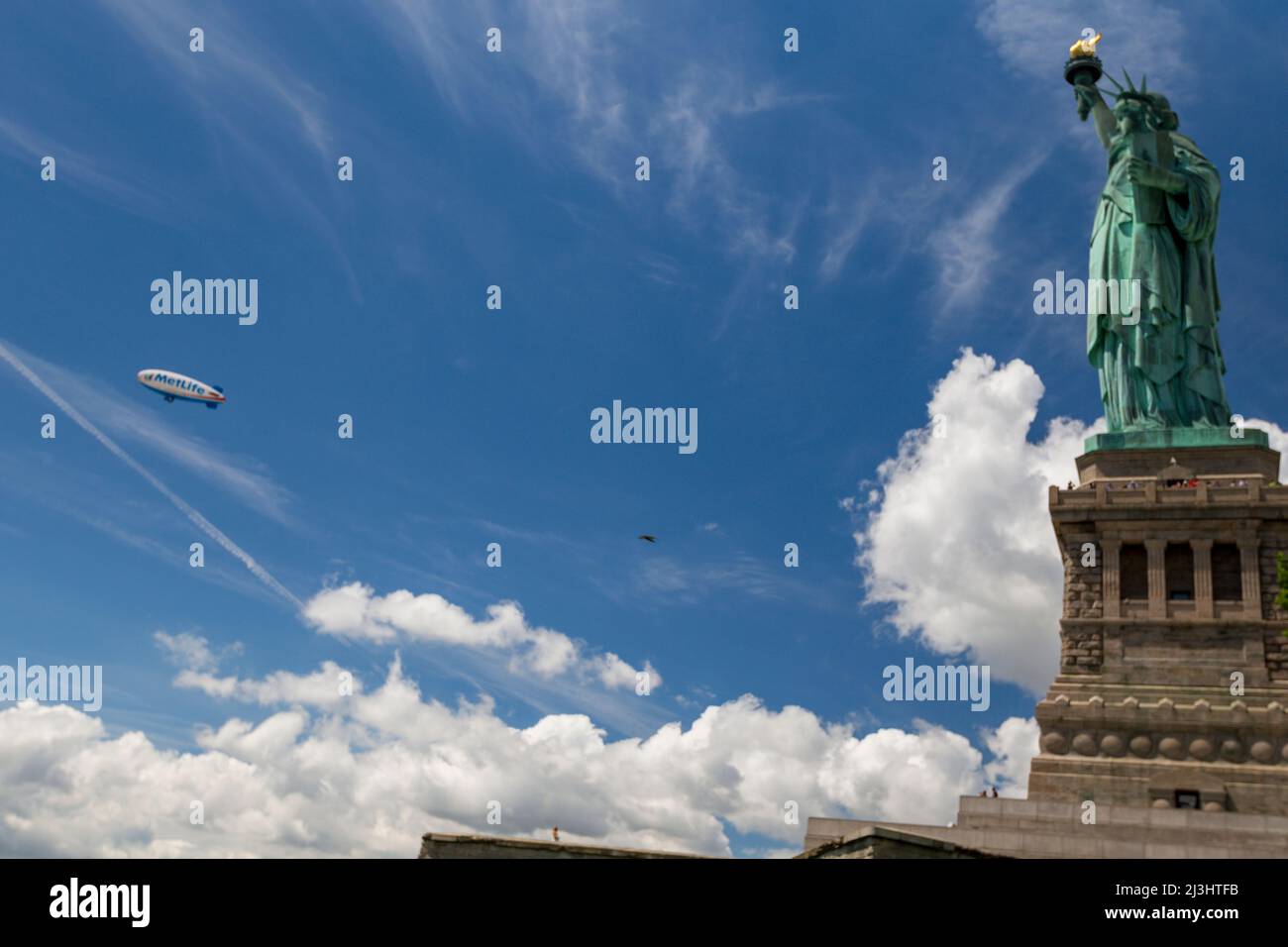 Liberty Island, New York City, NY, États-Unis, Banque D'Images