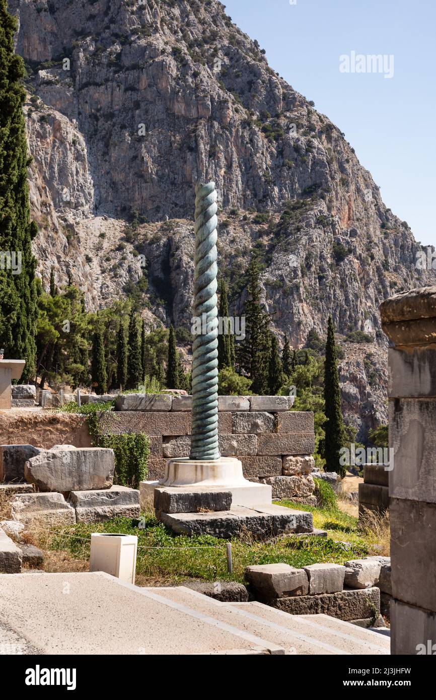 Delphi, Grèce Banque D'Images