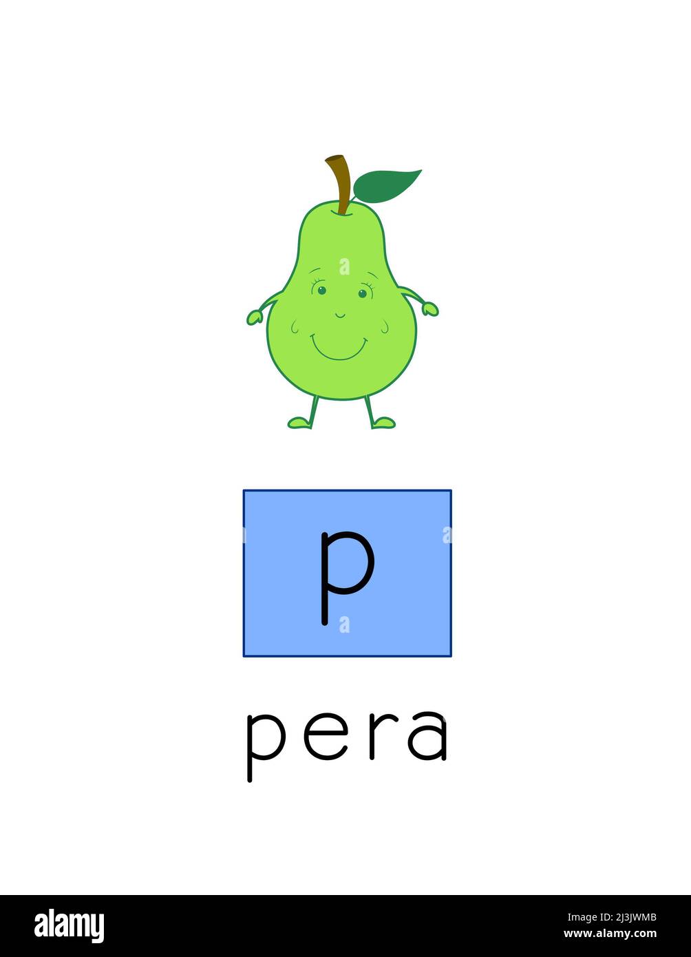 Mots Commençant Par K En Espagnol P is for pear Banque de photographies et d'images à haute résolution - Alamy