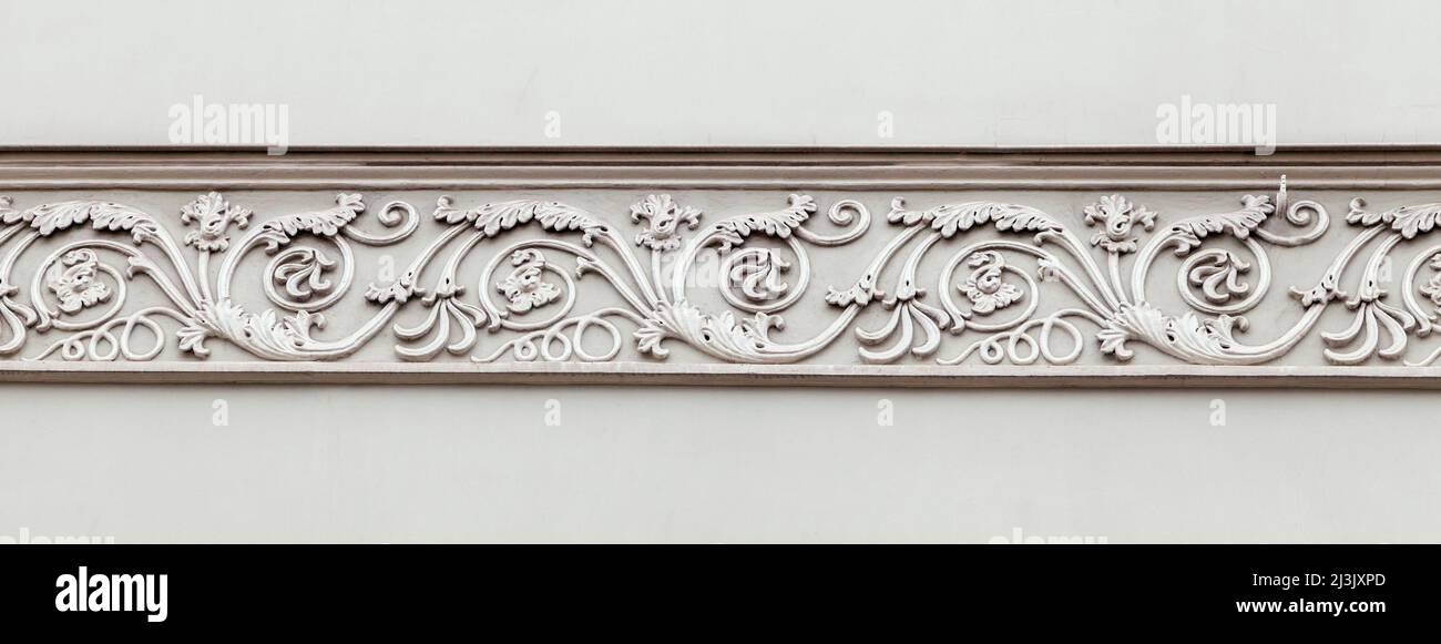 Décoration murale de style art nouveau Banque D'Images