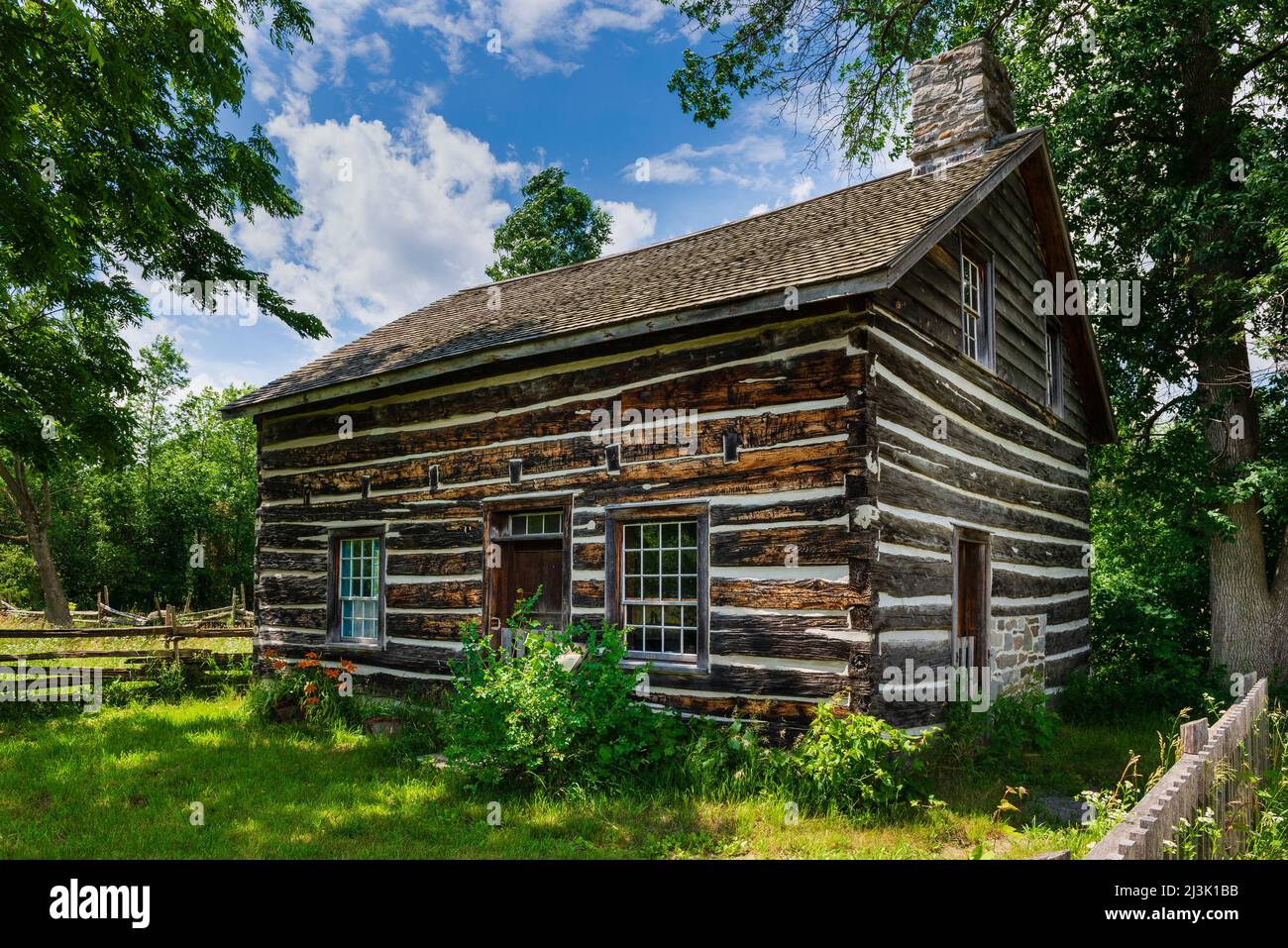 Bâtiments patrimoniaux du Upper Canada Village, Morrisburg (Ontario), Canada Banque D'Images