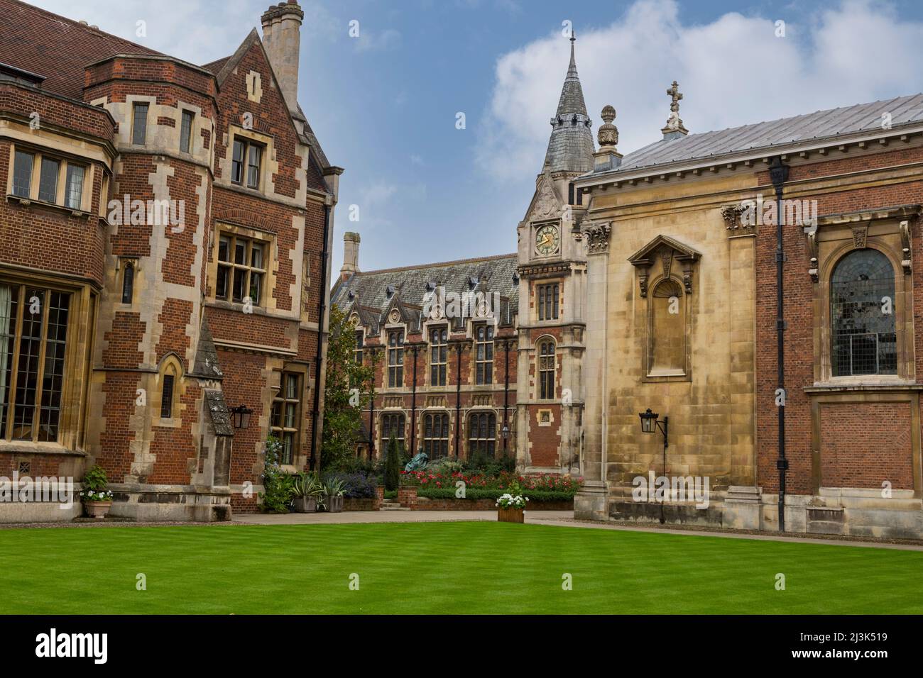 Royaume-uni, Angleterre, Cambridge. Pembroke College. Banque D'Images