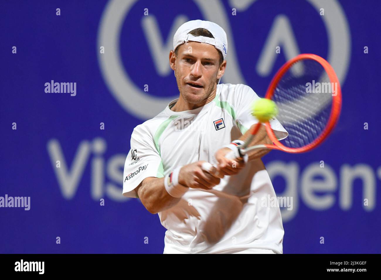 Diego Schwartzman (Argentine). Argentine ouvert 2022. Quarts de finale Banque D'Images