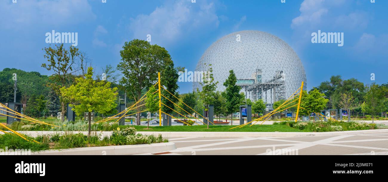 Biosphere in Montreal, un musée dédié à l'environnement; Montréal, Québec, Canada Banque D'Images