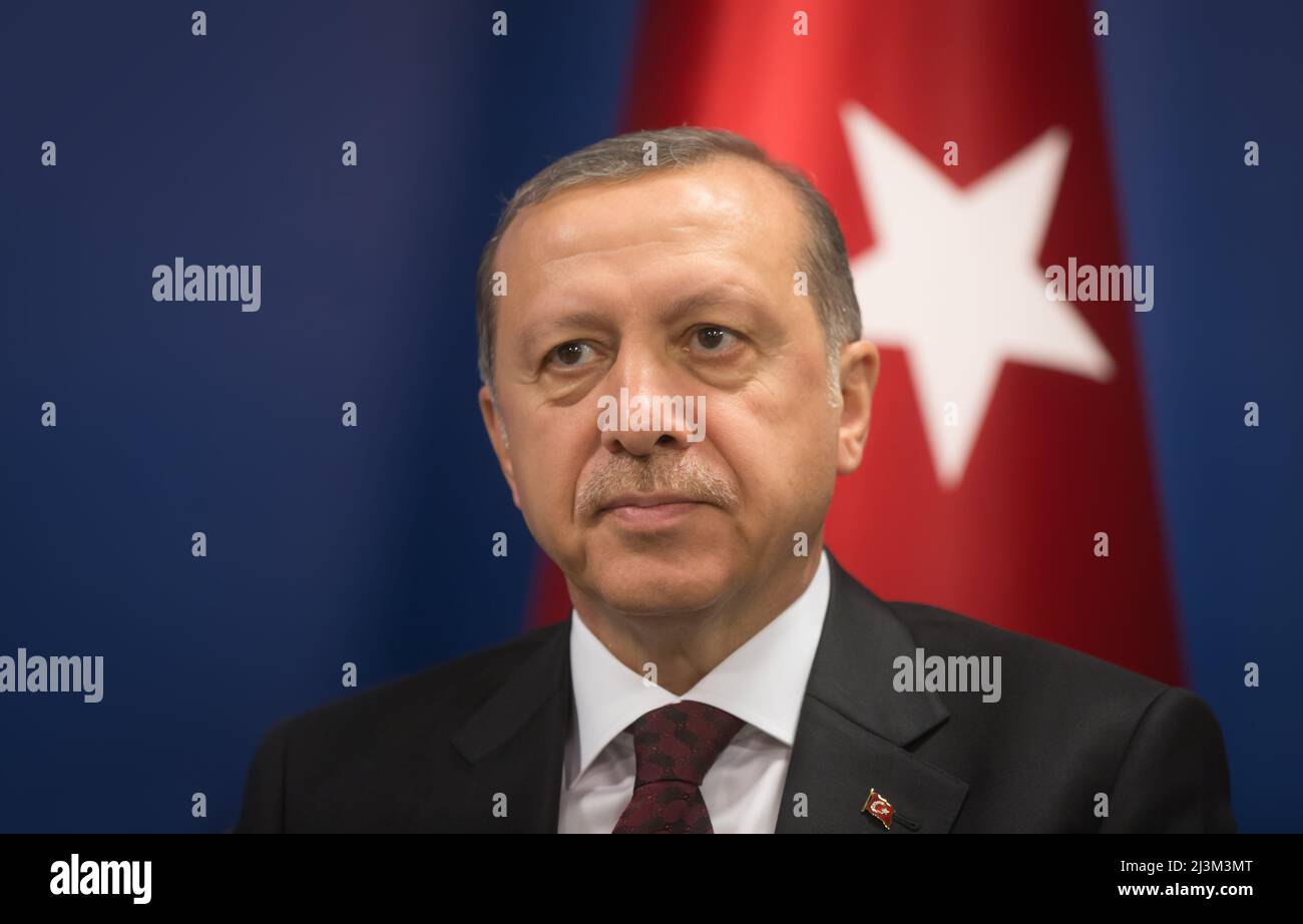 Istanbul, Turquie. 23rd mai 2016. Le Président turc Recep Tayyip Erdogan lors du Sommet mondial humanitaire à Istanbul. Crédit : SOPA Images Limited/Alamy Live News Banque D'Images