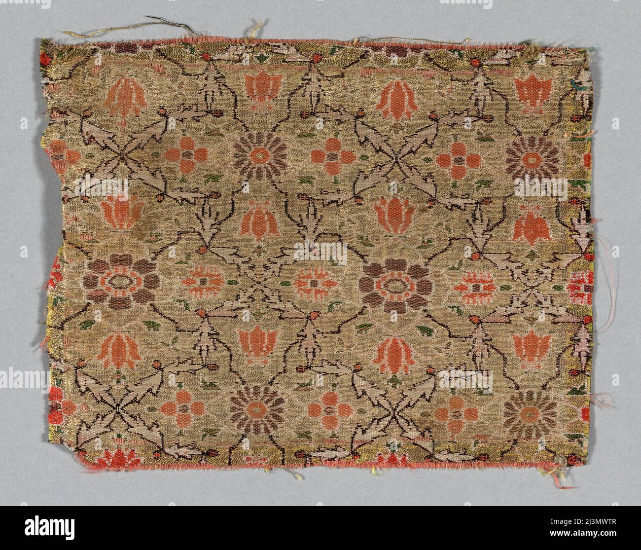 Fragment (tissu de robe), Iran, . Banque D'Images