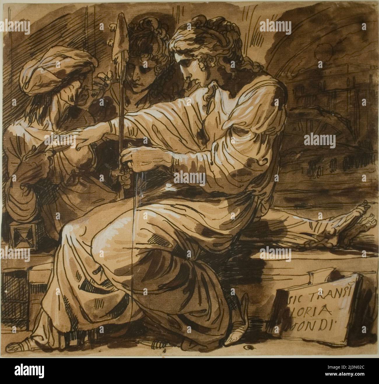 Les trois fates, 1810/20. Banque D'Images