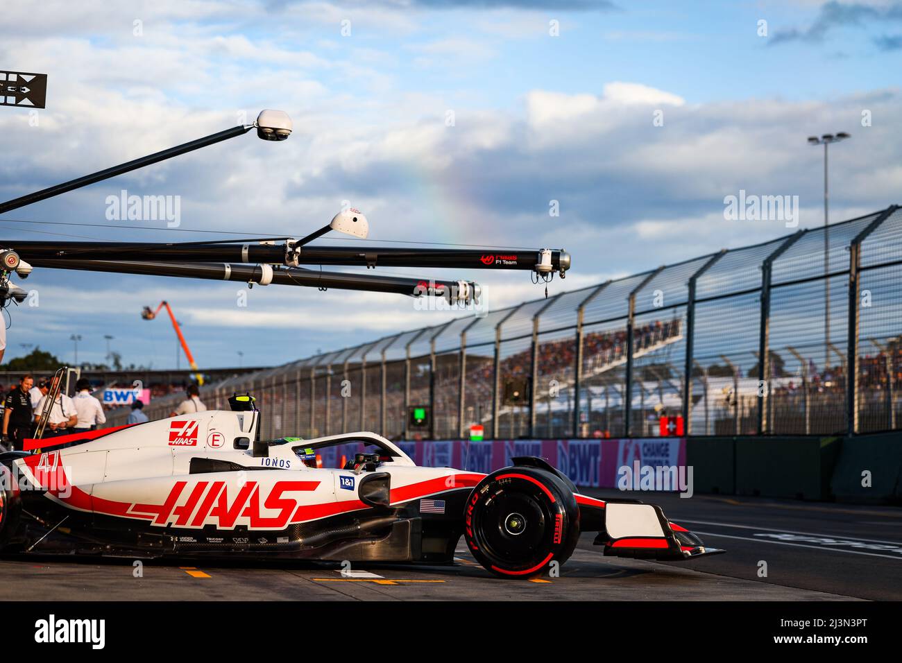 Melbourne, Australie. 08th avril 2022. Pendant le Grand Prix d'Australie de Formule 1 Heineken 2022, 3rd tour du Championnat du monde de Formule 1 de la FIA 2022, sur le circuit Albert Park, du 8 au 10 avril 2022 à Melbourne, Australie - photo: Florent Gooden/DPPI/LiveMedia crédit: Independent photo Agency/Alay Live News Banque D'Images