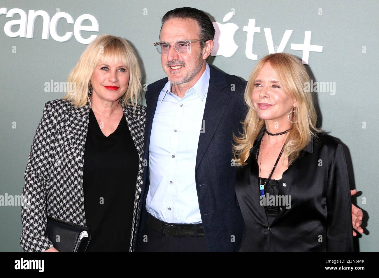 LOS ANGELES - APR 8: Patricia Arquette, David Arquette, Rosanna Arquette à la finale de départ de la sélection à Directors Guild of America le 8 avril 2022 à Los Angeles, CA Banque D'Images