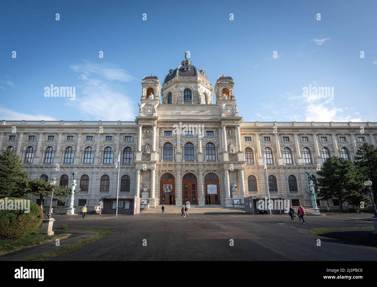Musée d'histoire de l'art (Musée Kunsthistorisches) à la place Maria Theresa (Maria Theresien Platz) - Vienne, Autriche Banque D'Images
