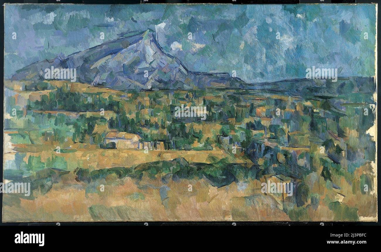 Mont Sainte-victoire. Paul Cézanne. 1902-6. Banque D'Images