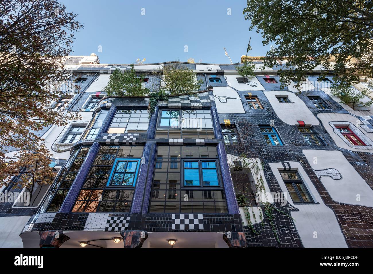 Kunst Haus - Musée Hundertwasser - Vienne, Autriche Banque D'Images