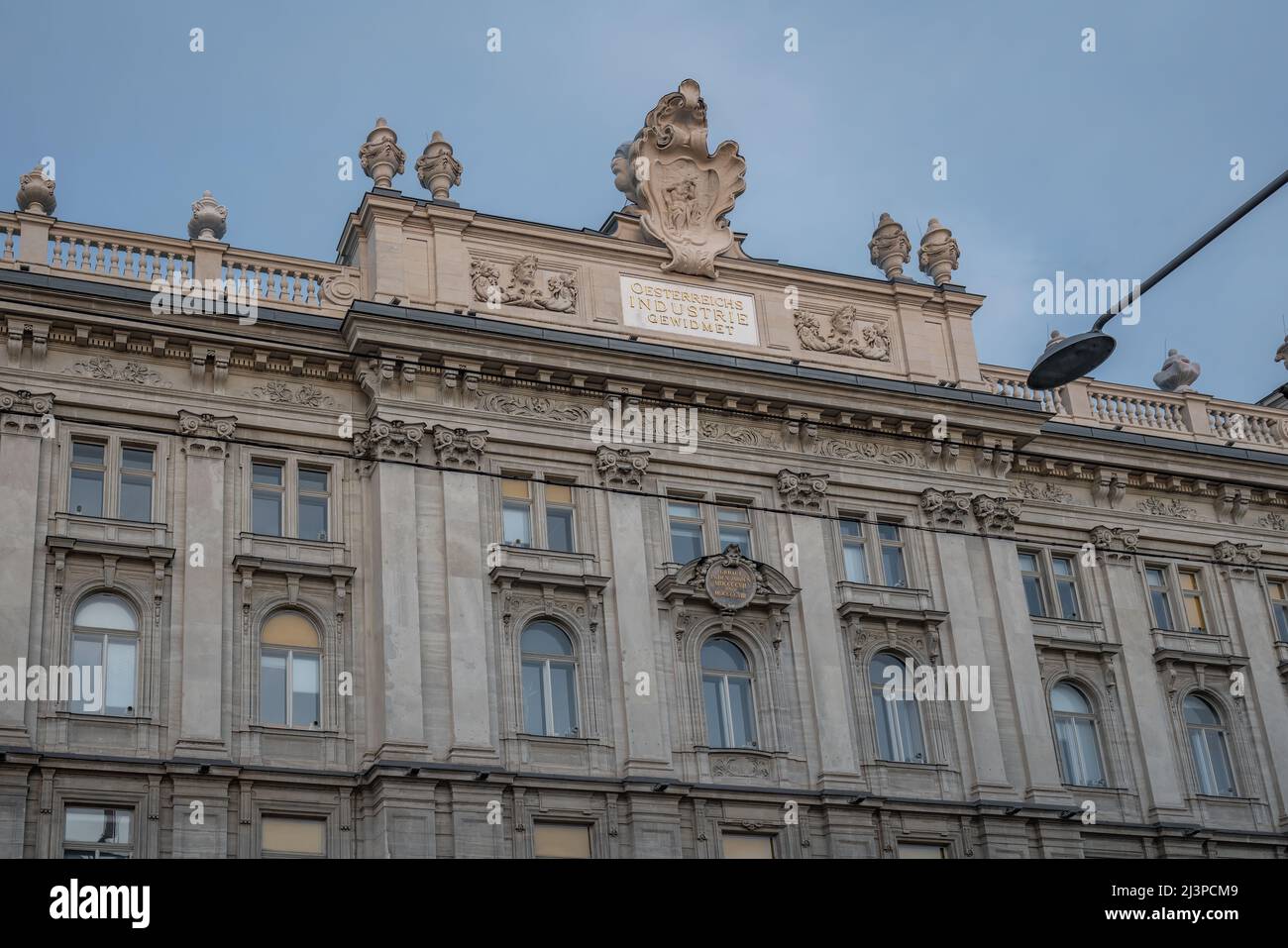 Bâtiment de la Maison de l'Industrie (Industriellenvereinigung) - Vienne, Autriche Banque D'Images