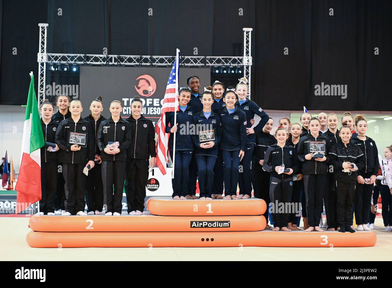 PalaInvent, Jesolo, Italie, 09 avril 2022, Cérémonie de remise des